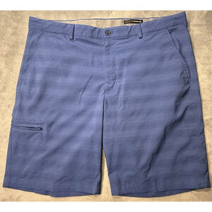 Greg Norman Golf Shorts Mens 38 Performance Blue Active Stretch Side Pocket